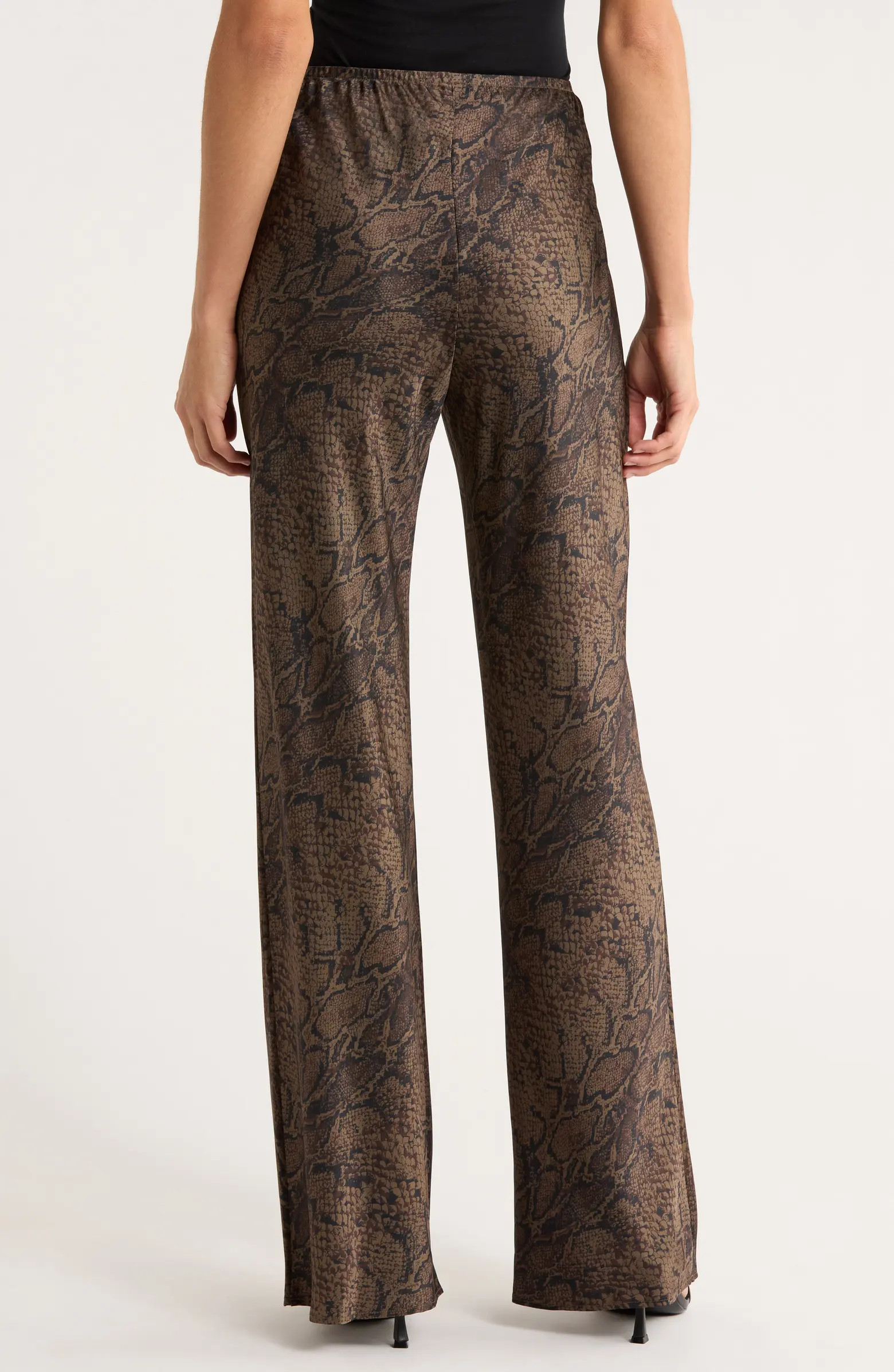 Gale High Waist Satin Pants | Nordstrom