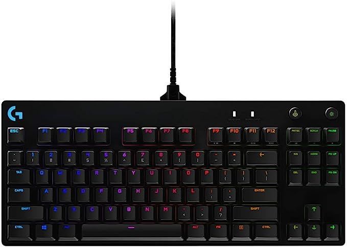 Logitech G PRO Mechanical Gaming Keyboard, Ultra Portable Tenkeyless Design, Detachable Micro USB... | Amazon (US)