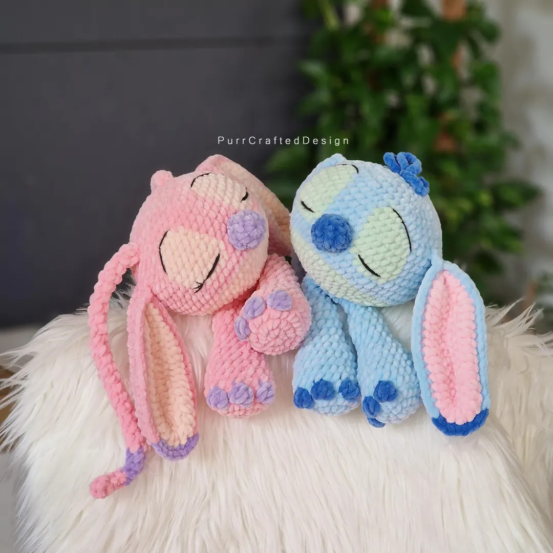 Crochet Stitch and Angel Snuggler Lovey Pattern | Etsy (US)