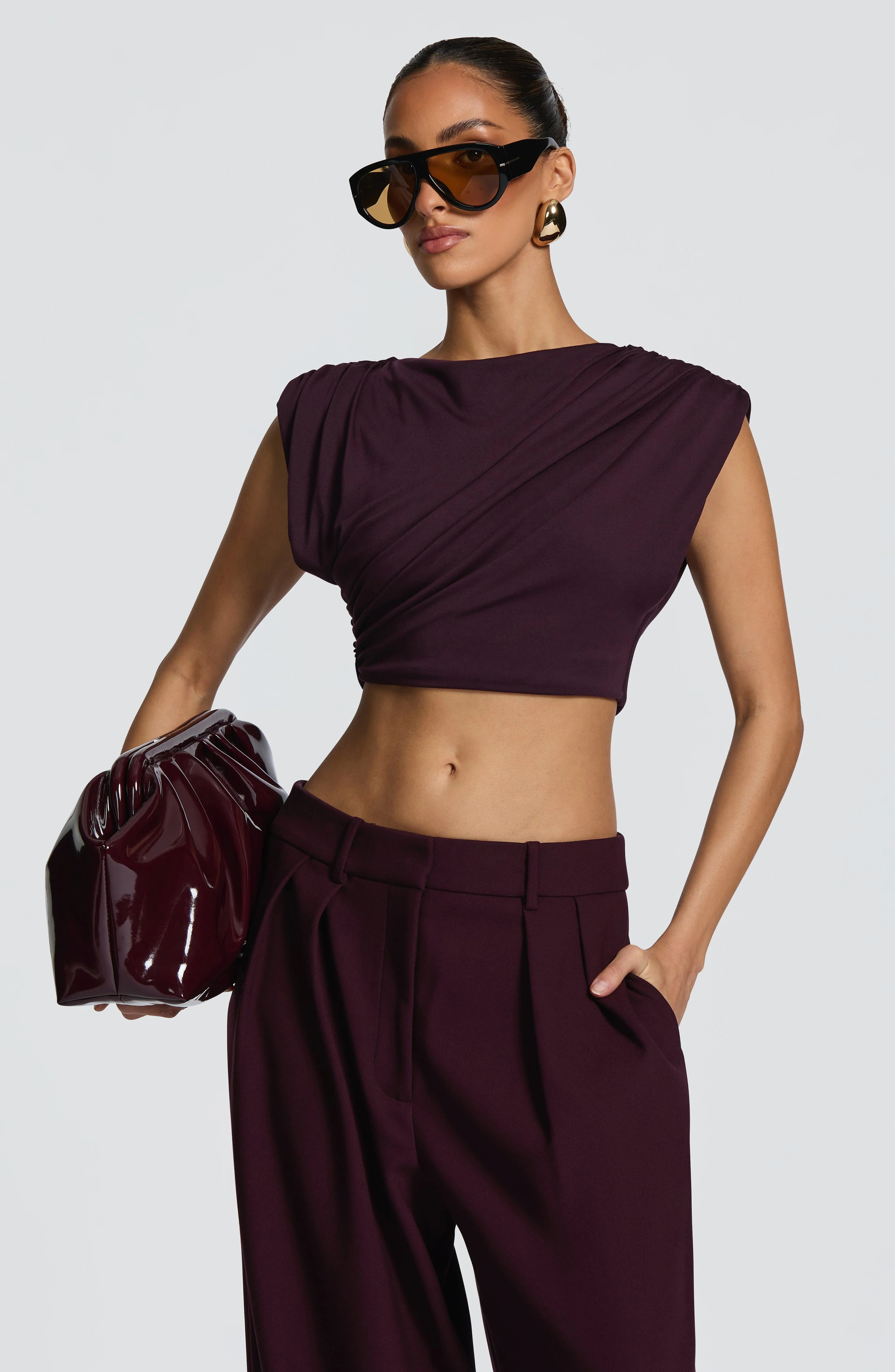 Amara Top - Plum | Babyboo (global)