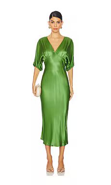 Nation LTD Lily Rose Dress in Salon Green from Revolve.com | Revolve Clothing (Global)