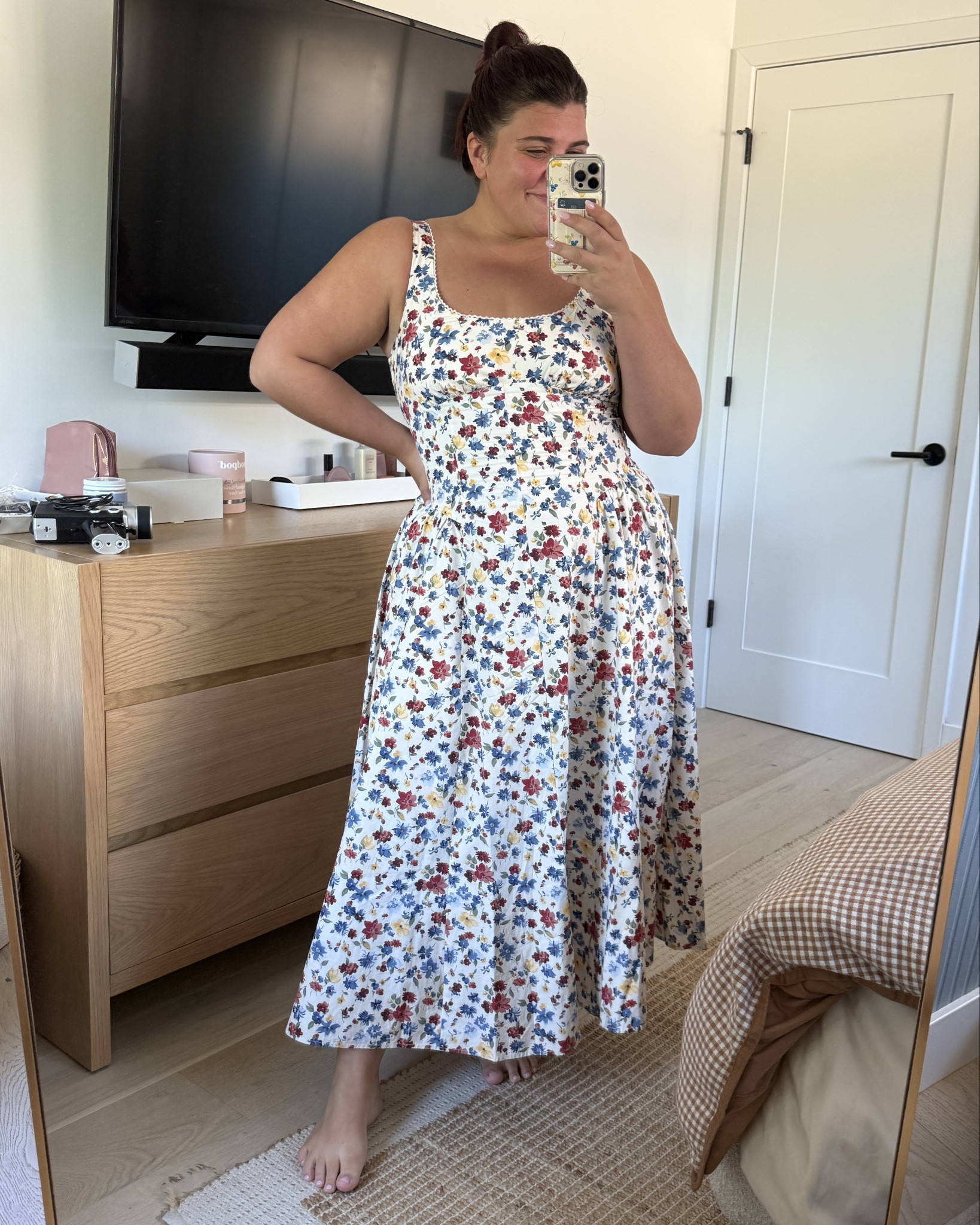 the new @abercrombie Bra-Free Dylan Midi Dress in 3 different patterns! i’m obsessed 😍

#LTKMidsize #LTKootd #LTKSpringSale