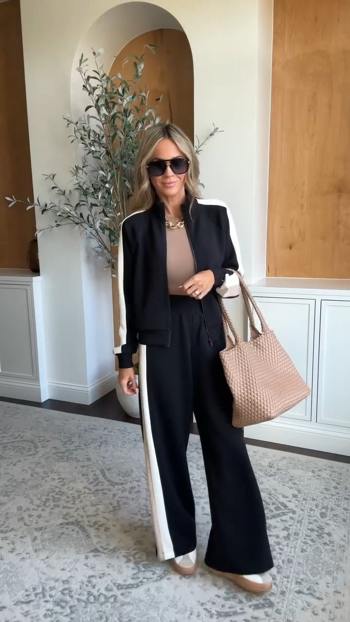 Elevated loungewear set that is perfect for travel! Pants come in length options and love the full zipper jacket. Makes the perfect travel outfit or everyday elevated casual outfit

#traveloutfits #airportoutfit

#LTKmomlife #LTKootd #LTKgrwm