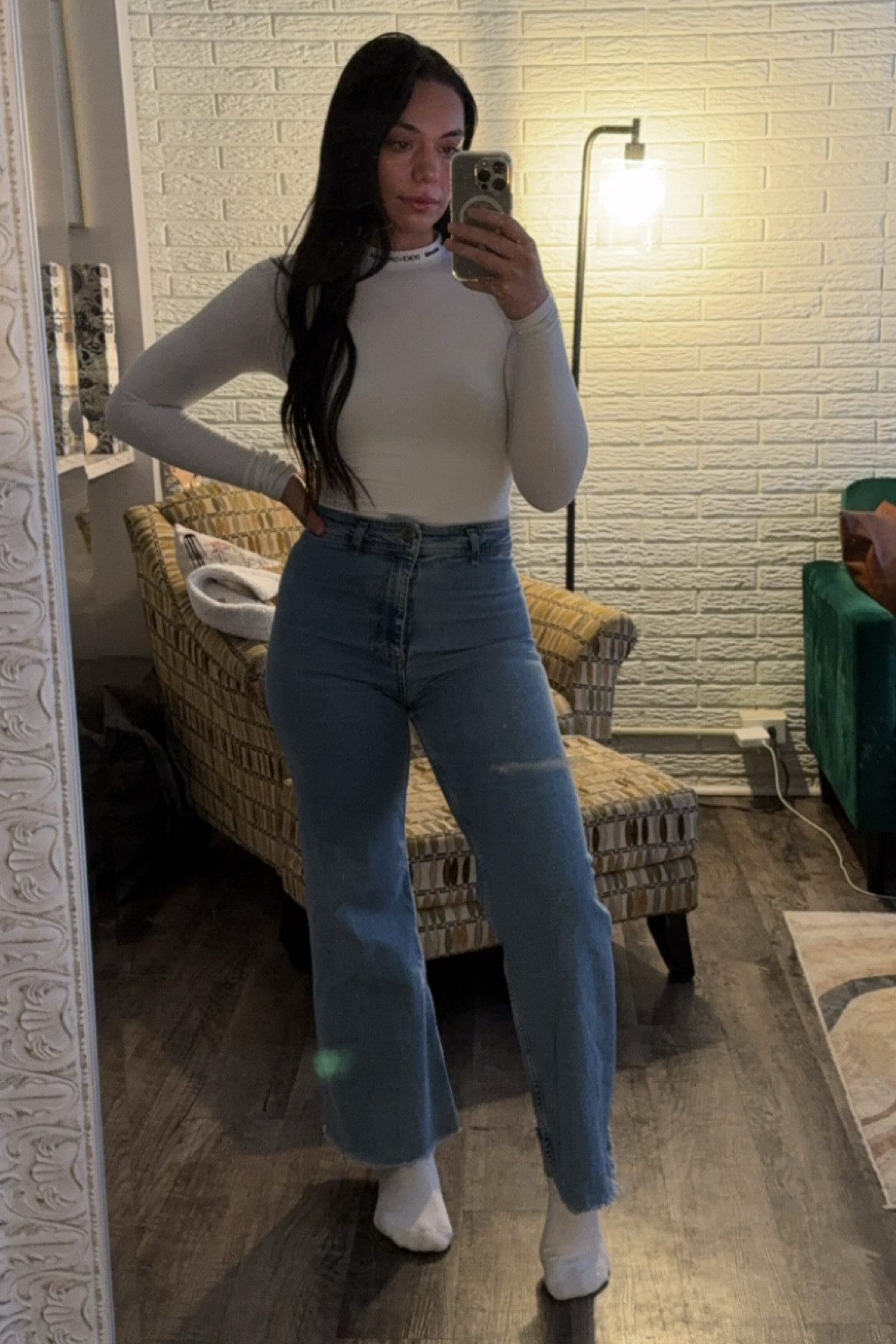 Brunch fit✅ This shirt is from the Dolce&Gabbana x Skims collab & my jeans I got from Zara a couple of years ago. I tagged similar fitted items!!

#LTKBeauty #LTKGiftGuide #LTKStyleTip