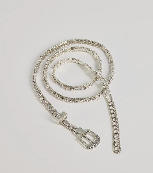 Western Luxe Rhinestone Belt | Windsor Stores