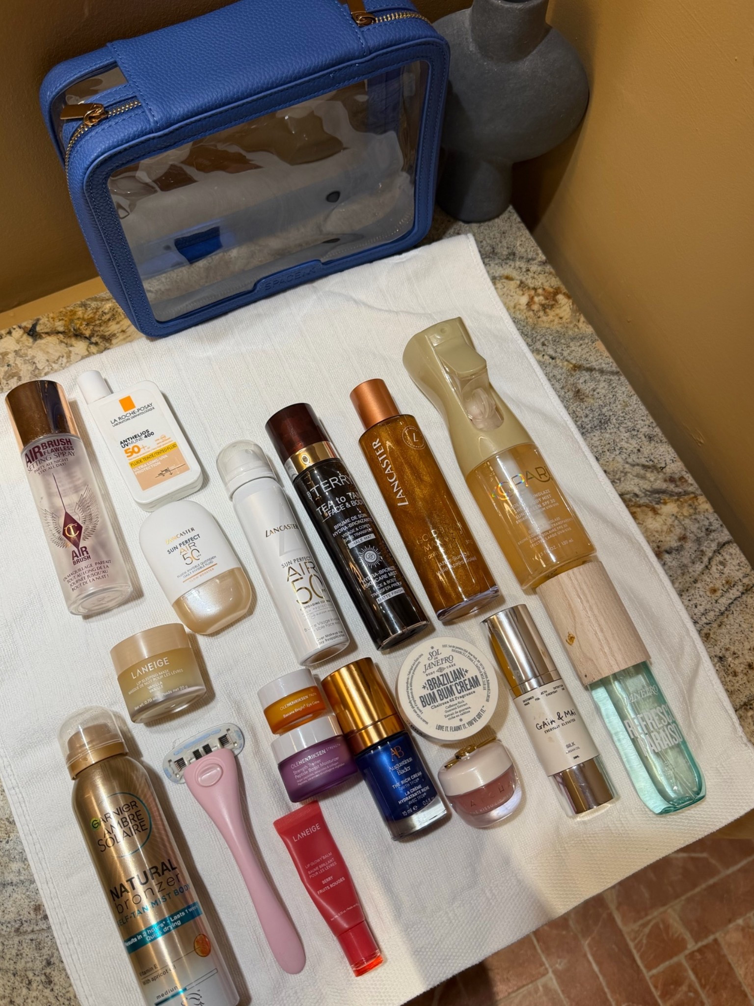 Products I have brought away with me 🫧✈️