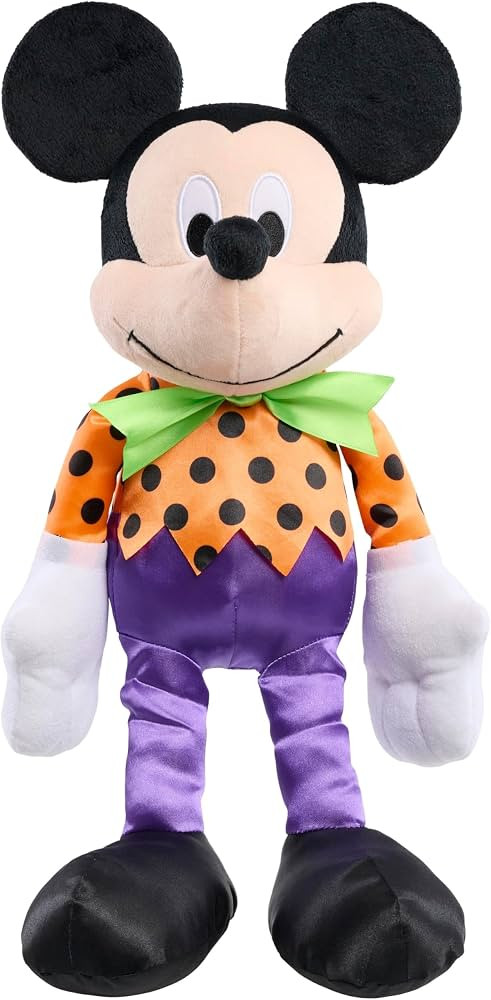 Disney 19-inch Large Halloween Plush Stuffed Animal – Mickey Mouse, Super-Soft and Huggable | Amazon (US)
