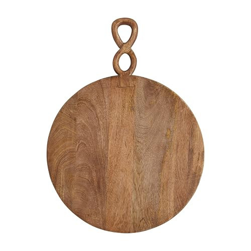 Mud Pie Large Twisted Round Board; 25 1/2" x 18" | Amazon (US)