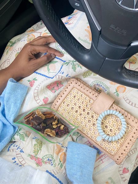 My favorite spring accessories with a side of snacks. Woven accents are popular this season into summer 

#LTKitbag #LTKSeasonal #LTKfindsunder100