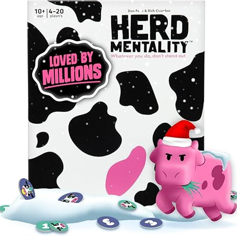 Herd Mentality: Udderly Funny Family Board Game | Easy & Fun for Big Groups of 4-20 Players | Inc... | Amazon (US)