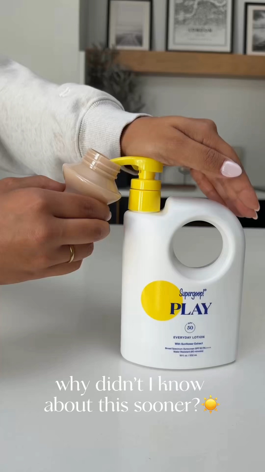 Comment SUN SAFE and I'll send you the link! ☀️🩷

Okay, this is genius. Fill it with your favorite sunscreen and the roller + sponge applicator makes it so much easier (and way less messy) to apply. It's refillable, reusable, and travel friendly.

This is one of those finds parents, grandparents, and anyone with little ones will want to have on hand all summer long for pool days, beach days, vacations, and everyday outdoor play. ☀️✨

#summerfinds #amazonfinds #travelhack #familyfinds #vacationessentials