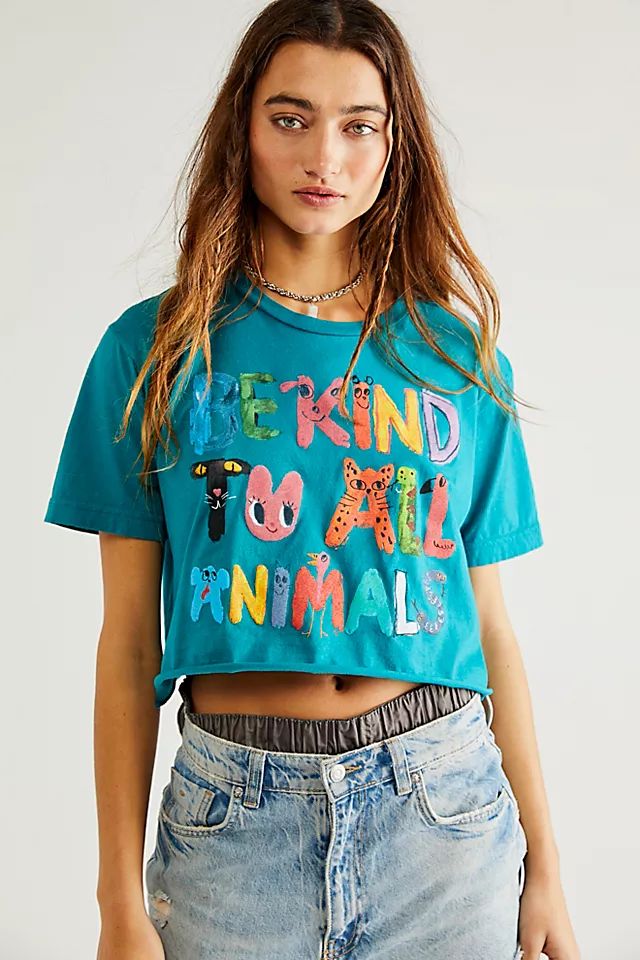 Be Kind To Animals Tee | Free People (Global - UK&FR Excluded)
