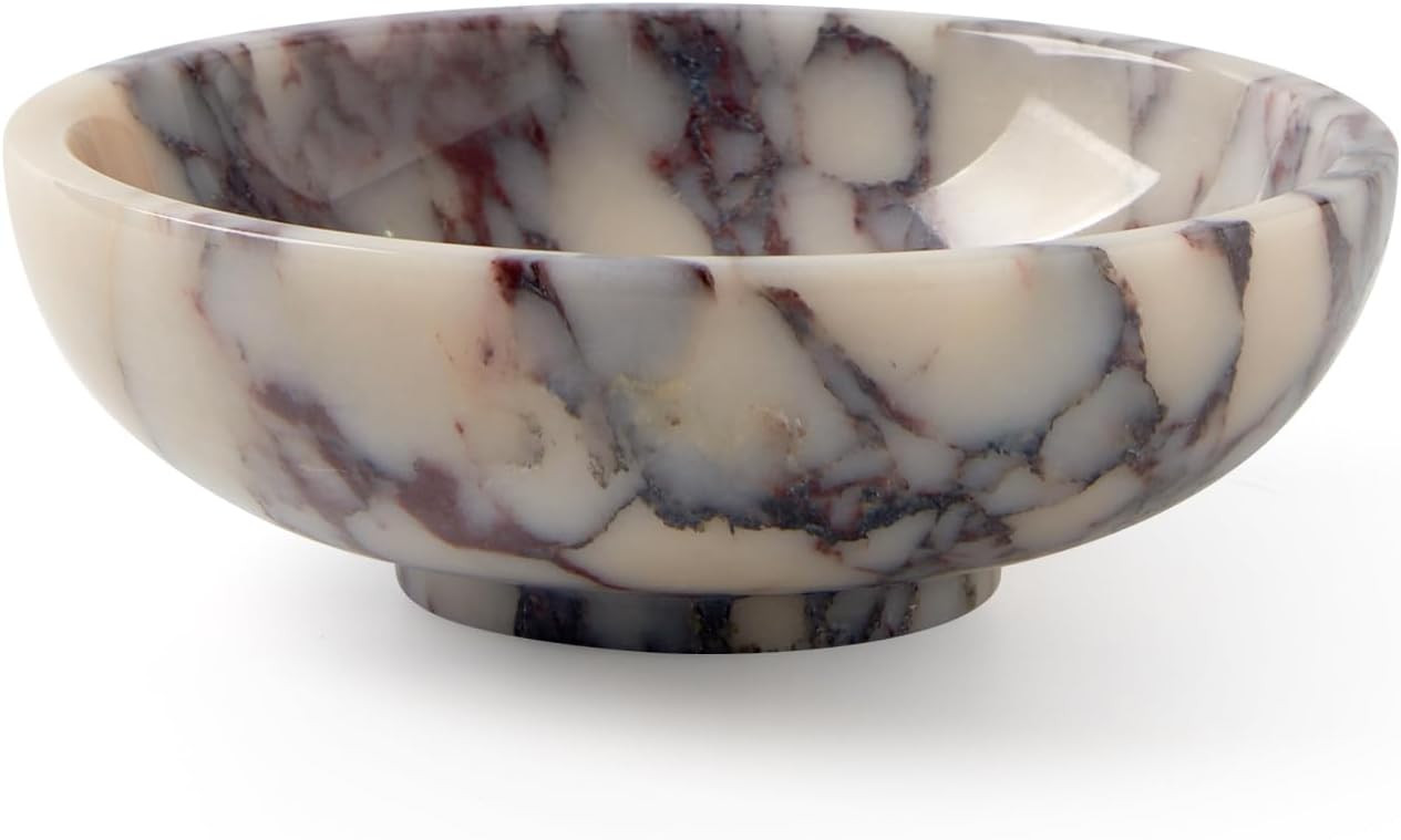 Luxury Natural Marble Decorative Bowl, Centerpiece Catchall Tray Home Decor | Amazon (US)