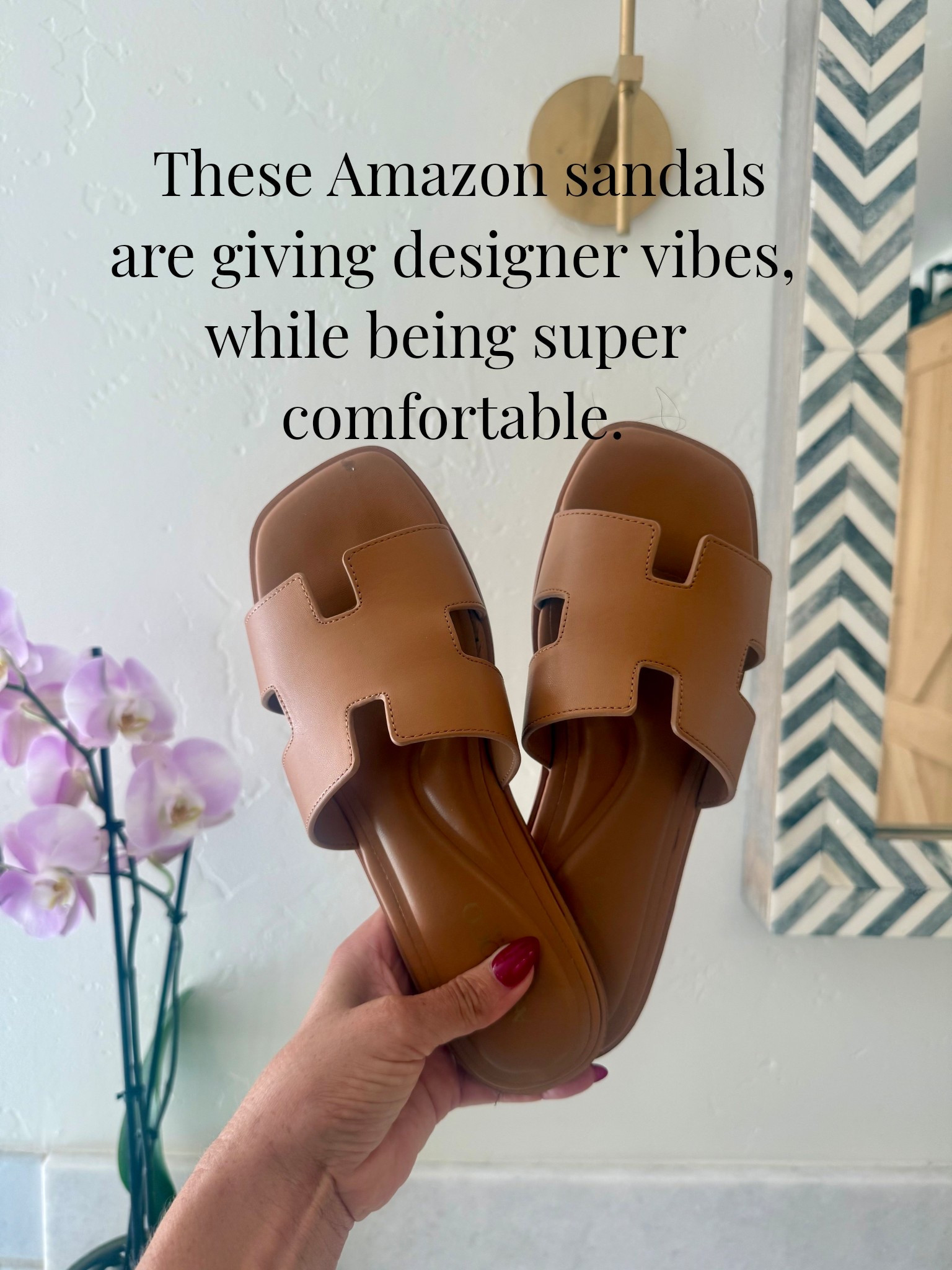 I ordered these cute nude sandals on Amazon! 🤎

These designer dupes are so comfortable and go with so many of my Spring outfits! I’ve worn them with spring dresses, rompers, jeans and shorts. They are my new go to shoes of the moment! 

#slides #shoes #platformslides #marneystidbits #flats

#LTKspringtrends #LTKspring #LTKvlog