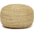 REDEARTH Jute Circular Low Pouf Ottoman - Braided Pouffe Accent Sitting Round Footrest for Living... | Walmart (US)
