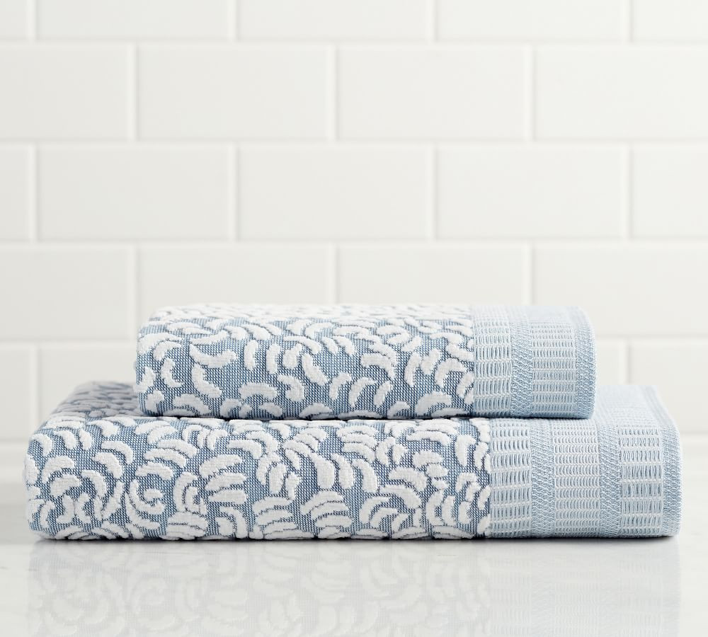 Rebecca Atwood Swirl Sculpted Bath Towel | Pottery Barn (US)