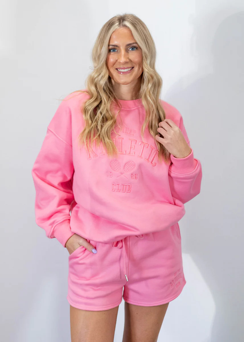 Not That Athletic Sweatshirt | Aqua B Boutique
