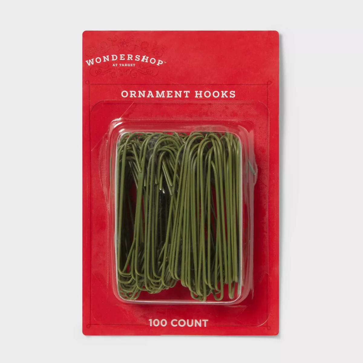 100ct Christmas Ornament Hook Dark Green - Wondershop™ | Target