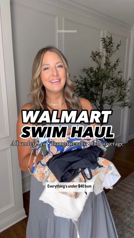 Walmart one piece swimsuit haul all under $40 bumpfriendly full coverage and great for long torsos! I am currently 33 weeks pregnant and felt so good in every single swimsuit! #walmartpartner #walmartfashion @walmartfashion 

Pre-pregnancy I am a size medium in swim but I went with a large in these. For the pants go true to size I went with a large and they were too big! 



#LTKxWalmart #LTKBump #LTKSwim