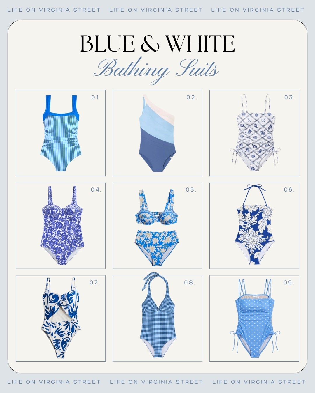 Blue & White bathing suits 🙌🏻🙌🏻

#LTKSwim #LTKSeasonal #LTKootd