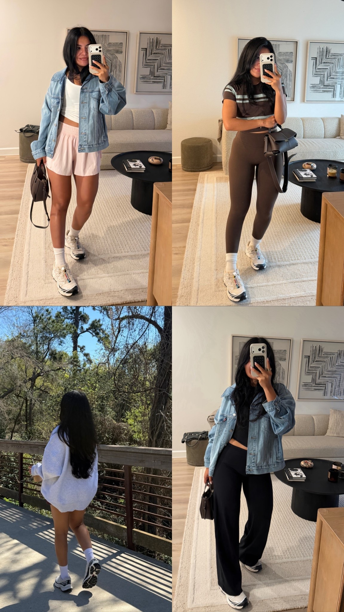 Ways I’ve styled my Salomon’s this spring!