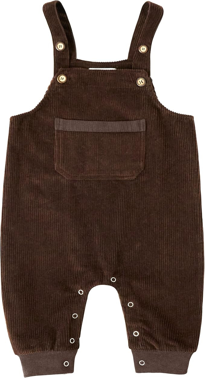 Baby Boy Corduroy Overalls Fall Bottom Pants | Amazon (US)