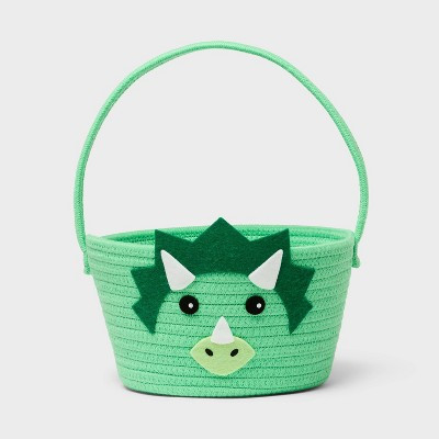 Easter Dinosaur Rope Basket Green - Spritz™ | Target