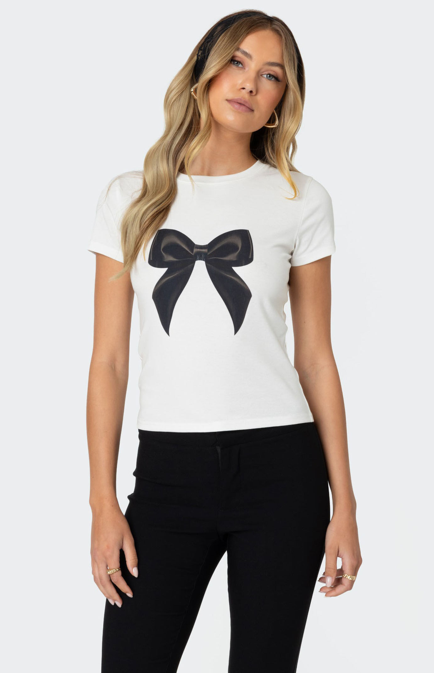 Edikted Women's Tied Up T-Shirt in White - Size Large | PacSun