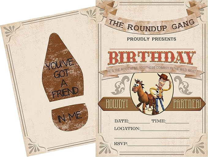 Silly Goose Gifts Toy Story and Woody Bullseye Themed Party Decoration Kit Set Bundle (Invitation... | Amazon (US)