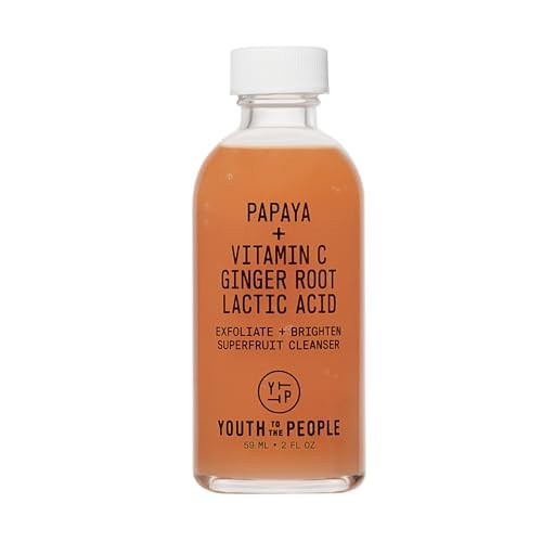 Youth To The People Superfruit Facial Cleanser Travel - Papaya + Vitamin C Exfoliating Face Wash, Cellular Skin Renewal with AHA + BHA, Evens Skin Tone & Texture for Soft + Radiant Skin - 2 fl oz | Amazon (US)