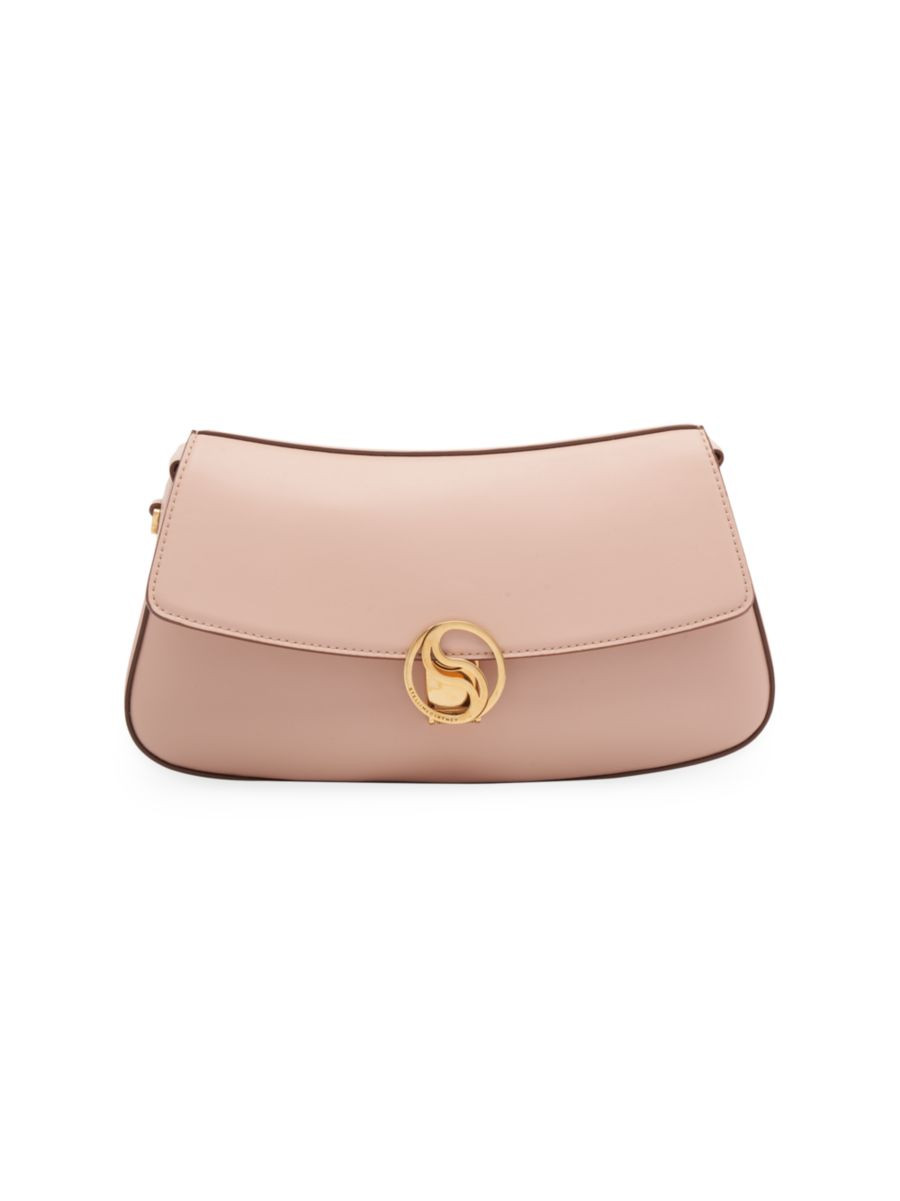 Stella McCartney Logo Vegan Leather Shoulder Bag | Saks Fifth Avenue