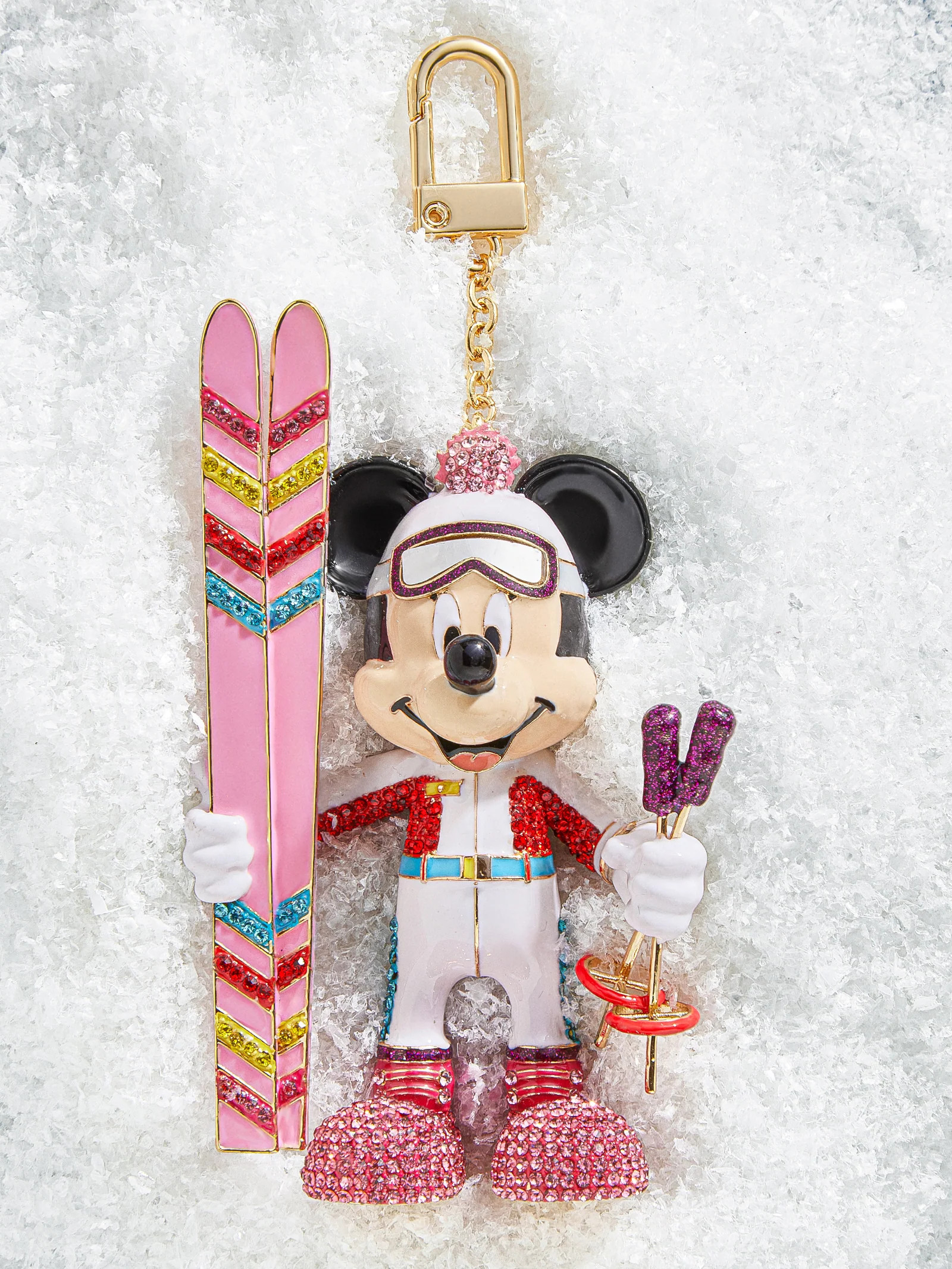 Minnie Mouse disney Skiing Bag Charm - Minnie Mouse Skiing | BaubleBar (US)