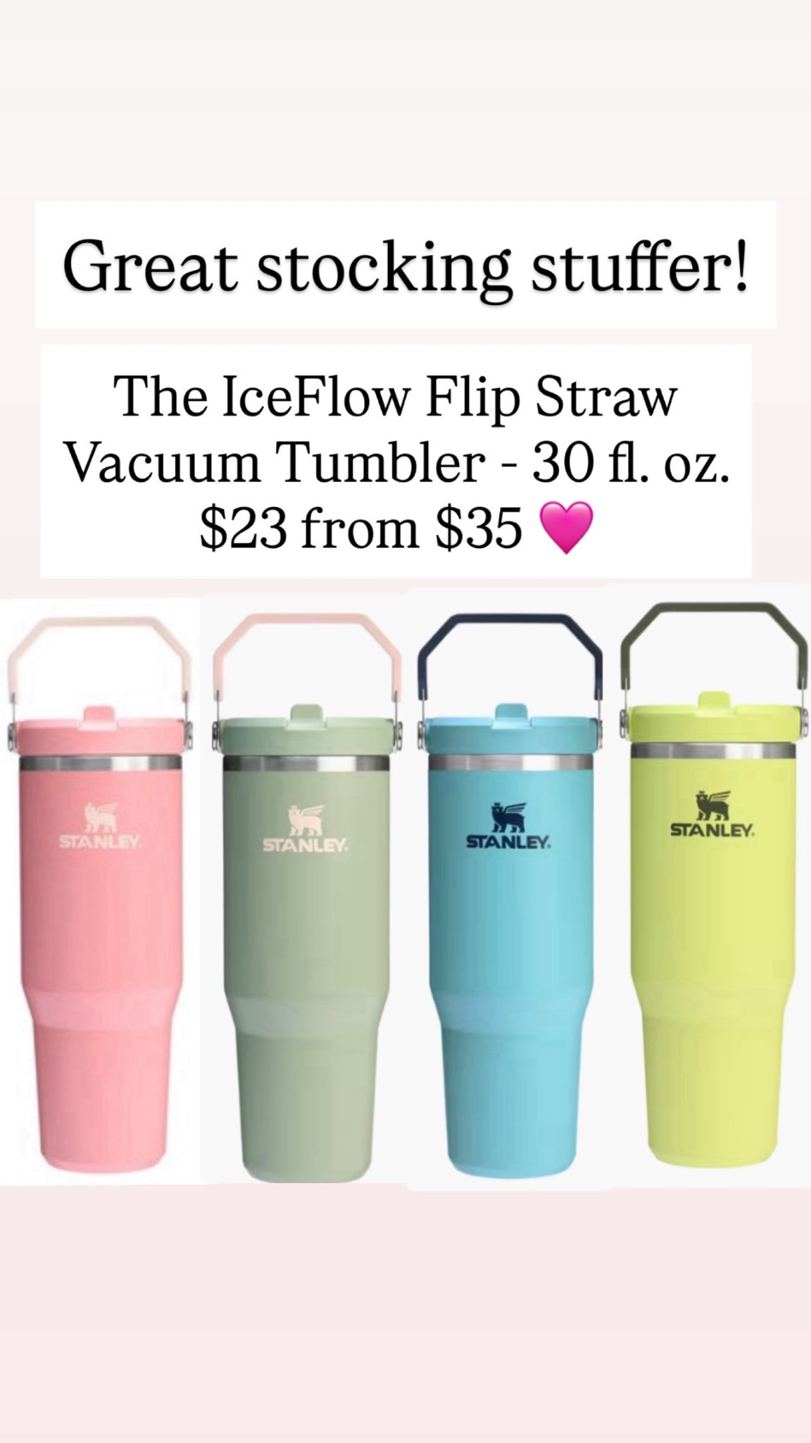 The IceFlow Flip Straw Vacuum Tumbler - 30 fl. oz. Are $23 from $35

#LTKHoliday #LTKGiftGuide