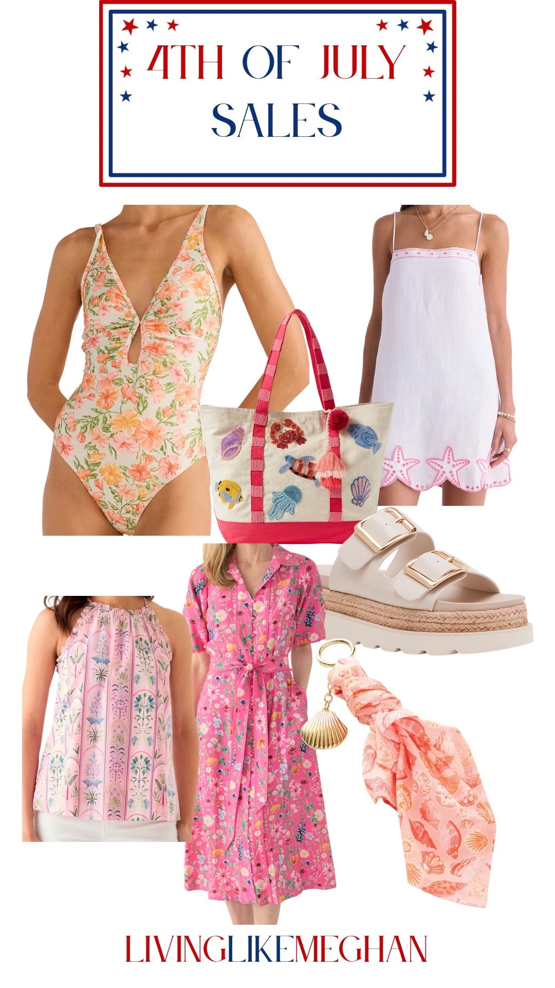 The 4th of July sales are officially here, and I have rounded up all of my favorite summer essentials to get you through the holiday weekend and beyond! From breezy linen dresses and floral swimwear to the perfect vacation-ready accessories, these finds are all about that classic, preppy aesthetic I love🥂✨

4th of July Sale, Summer Fashion, Grandmillennial Style, Preppy Summer Outfit, Vacation Style, Holiday Weekend Sales, Summer Essential

#LTKgrwm #LTKootd #LTKSaleAlert