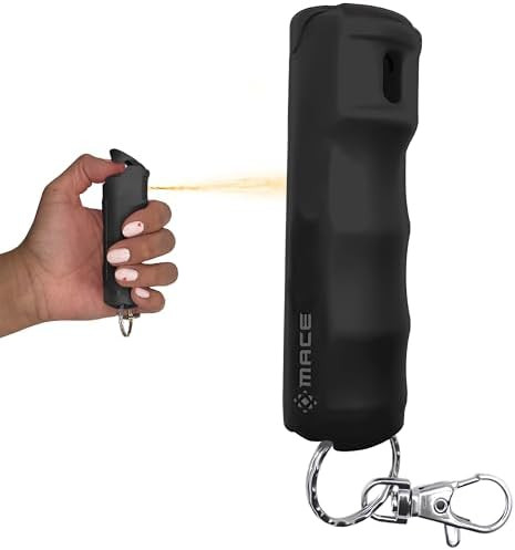 Mace Pepper Spray - Maximum Police Strength OC with UV Dye, Fast Flip Top, Ergonomic Finger Grip,... | Amazon (US)