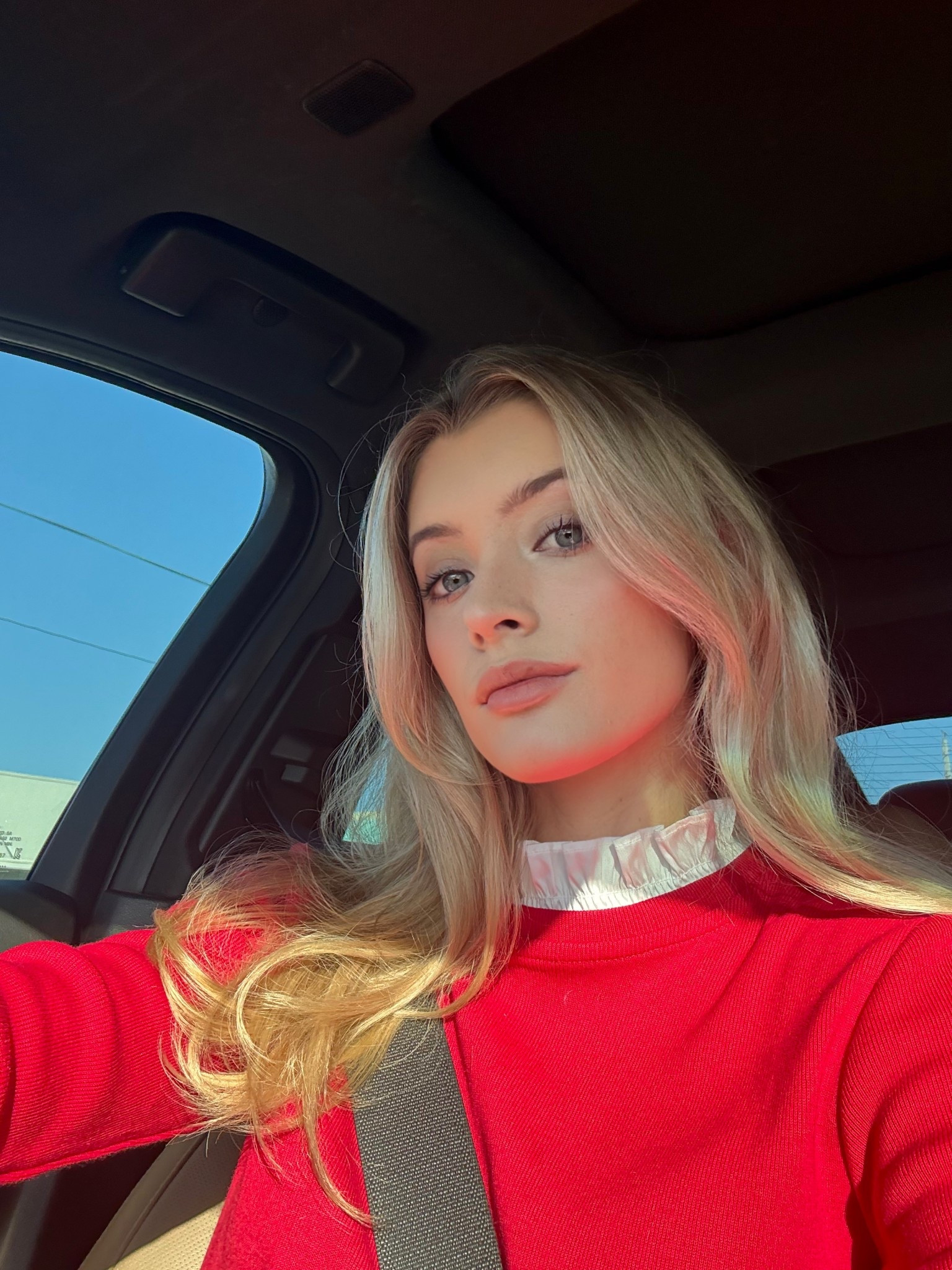 Red shirt 
Christmas shirt 
Holiday party
Work holiday party outfit 
Red and white blouse 
Feminine style 
Ruffle hem shirt 
Work style 
Office style

#LTKHoliday #LTKootd #LTKWorkwear