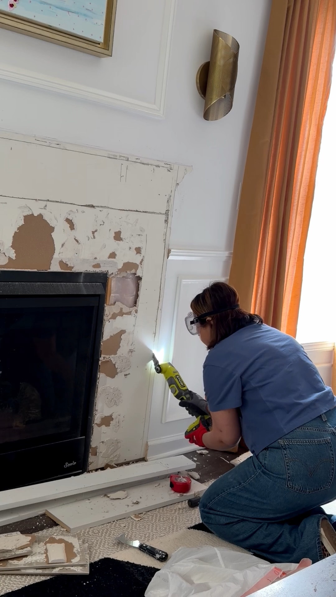 Multi Tool to cut baseboards or through drywall easily 

#LTKHome #LTKdayinmylife #LTKmomlife