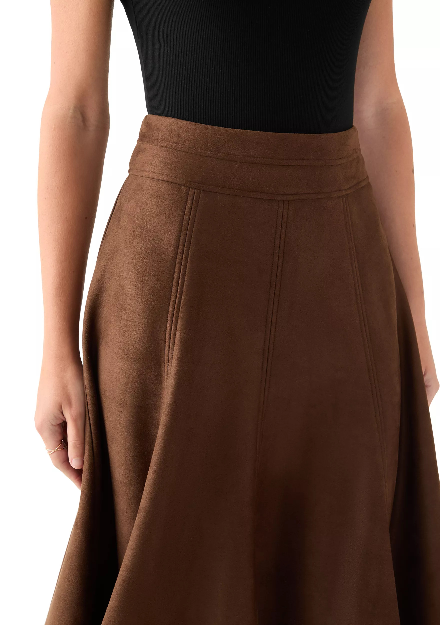 Women's Suede Midi Skirt | Belk