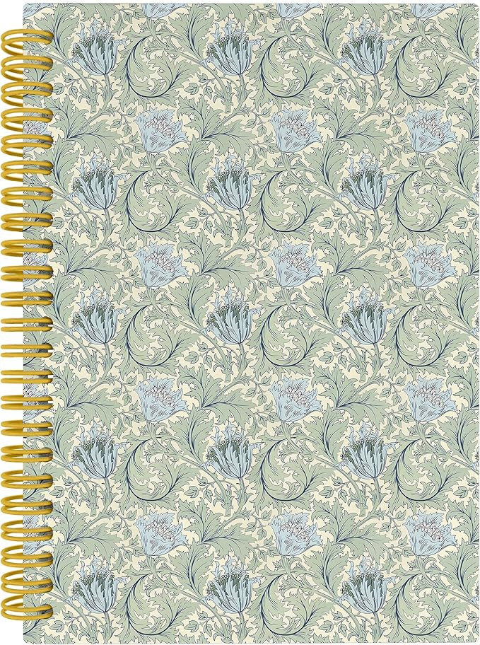 Vintage Floral Notebook Journal, Blue Flower William Morris Aesthetic Notebooks for Note Taking, ... | Amazon (US)