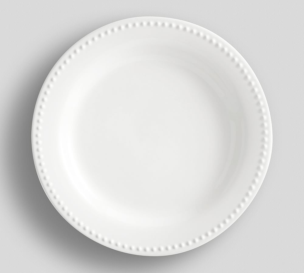 Emma Beaded Stoneware Dinner Plates | Pottery Barn (US)