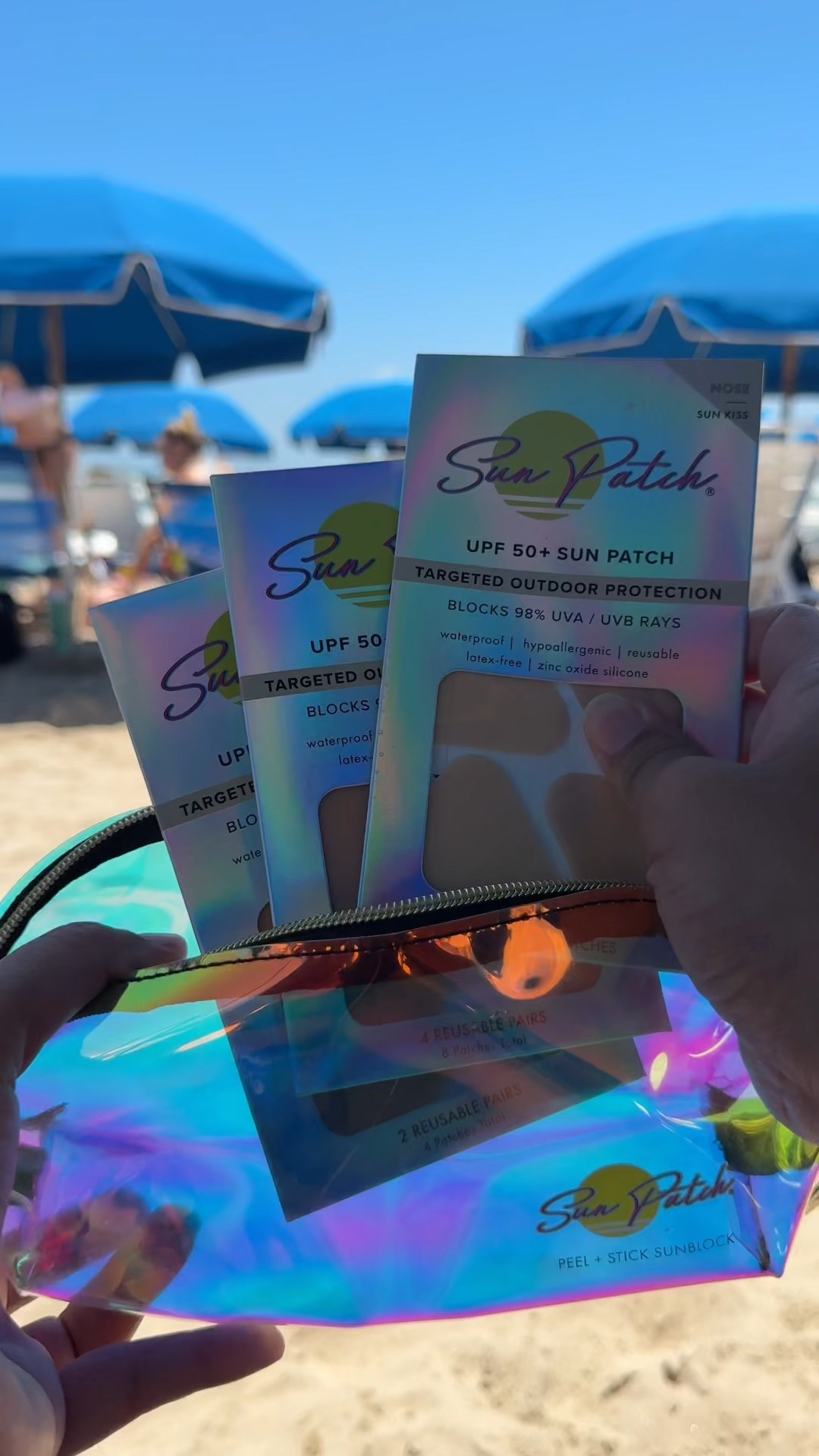 SPF, but smarter. ☀️
Headed somewhere sunny? Don’t forget to pack @sun.patch in your travel bag 🧳

These UPF 50+ silicone patches block 98% of UVA/UVB rays—no reapplying, no mess. I wore them on the areas that always burn: under my eyes, on my nose, cheeks, and hands. They stayed put through heat and sweat 💦

Waterproof, reusable, and totally packable—this is my favorite new way to protect delicate skin while on vacation.

#SunPatch #SPF #UPF50 #SunProtection #SummerSkincare #TravelBeauty #BeachTripMustHaves #LTKUnder50 #LTKFinds


#LTKBeauty #LTKKids #LTKSwim