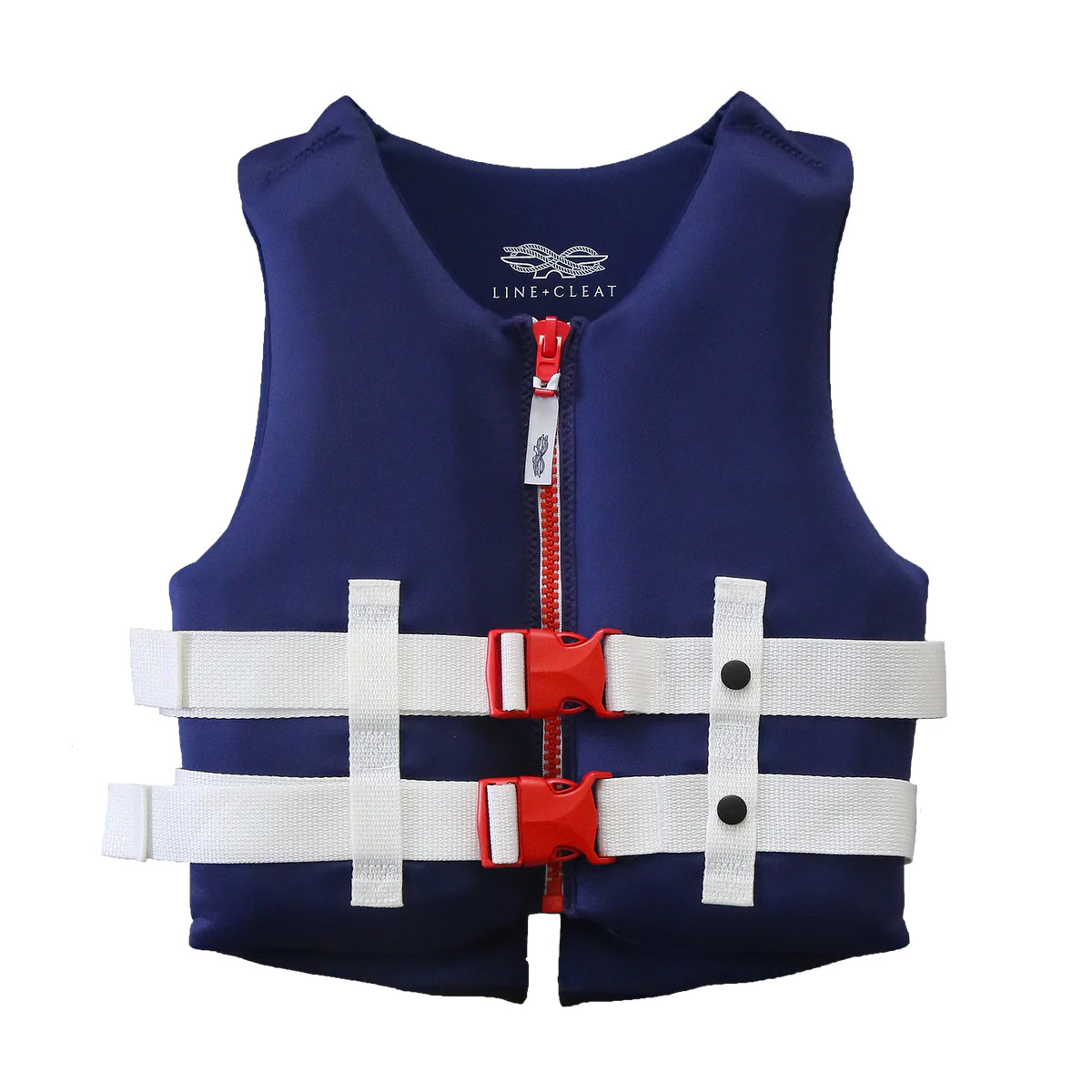Navy USCG Life Jacket (50-90 lbs) | Line + Cleat