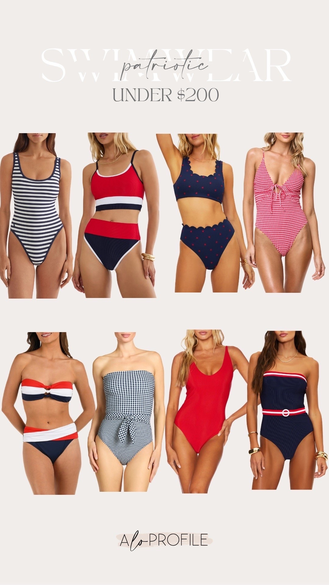 Patriotic Swimwear via Nordstrom // swimwear, swimsuits, neutral swimsuits, neutral swimwear, vacay style, resort wear, beach wear, beach outfit, beach vacation, summer outfits, summer style