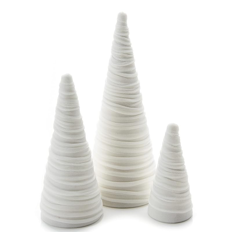 Choose Your Set of 3 Velvet Trees, Modern Mantle Decor, Handmade Entryway Decor, Rustic Winter Ho... | Amazon (US)