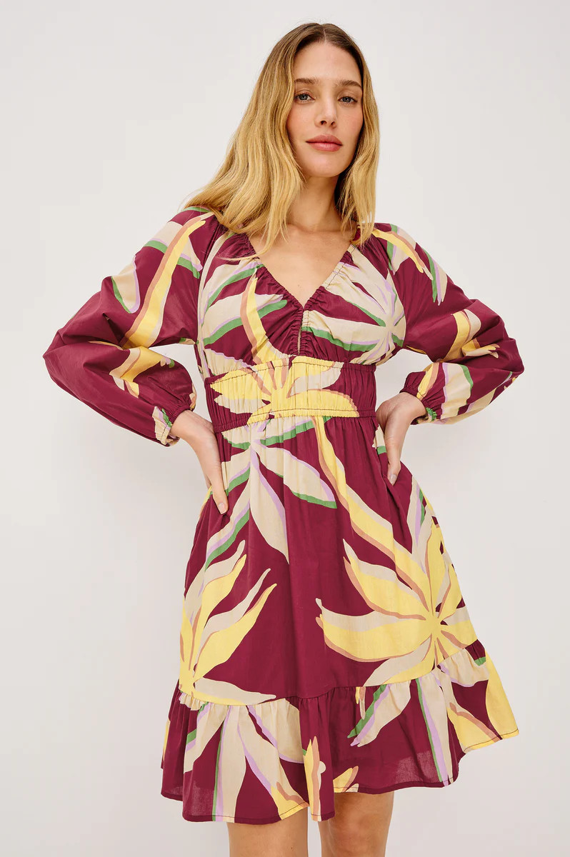 KRINA DRESS - RED PALMA | Rails