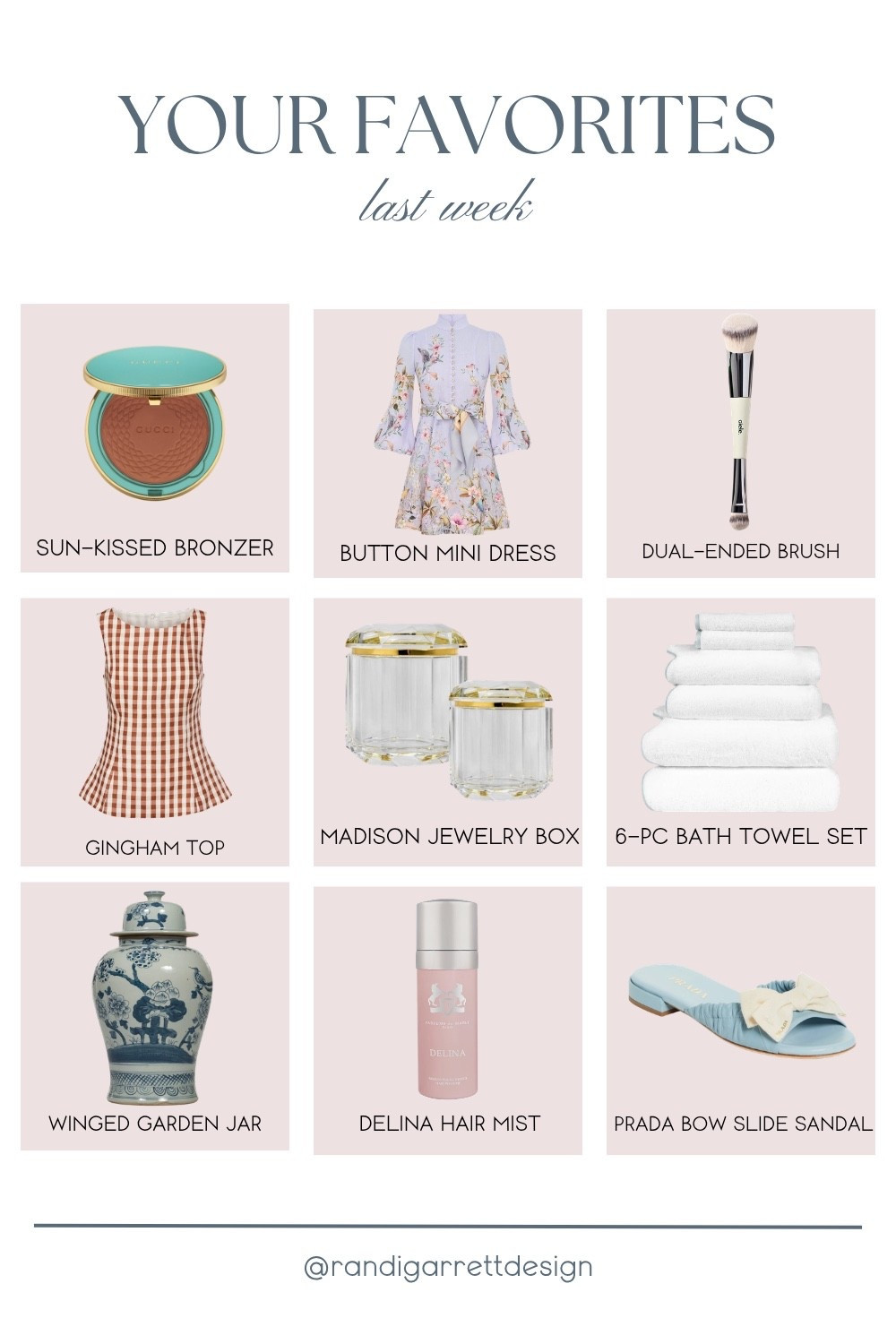 Your favorites of the week 🤍 Home, beauty, and style finds we’re loving — sun-kissed bronzer, gingham and floral prints, and gorgeous color palettes that are perfect for spring! 

#LTKBeauty #LTKootd #LTKHome