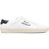 Saint Laurent Court Sl/06 Leather Sneakers | Balardi (US & Canada)