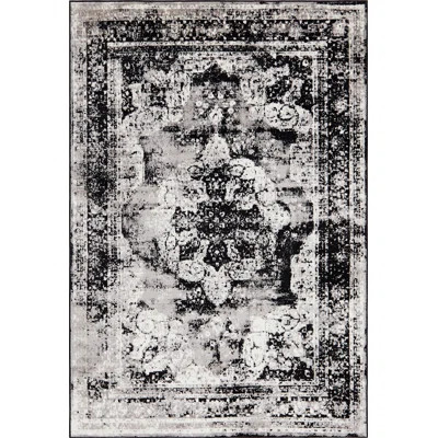 Brandt Oriental Black Area Rug Mistana™ Rug Size: Rectangle 6' x 9' | Wayfair North America