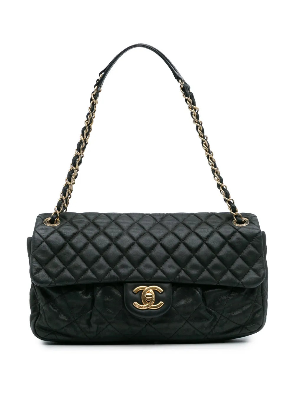 CHANEL Pre-Owned 2011 Quilted Calfskin Chic Quilt Flap shoulder bag - Black | Farfetch Global