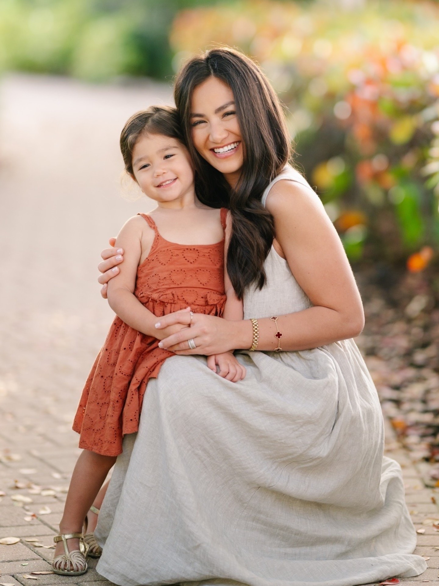 What we wore for mother daughter photos so cute for Mother’s Day. I love this neutral tan dress from Quince.

#LTKmomlife #LTKKids